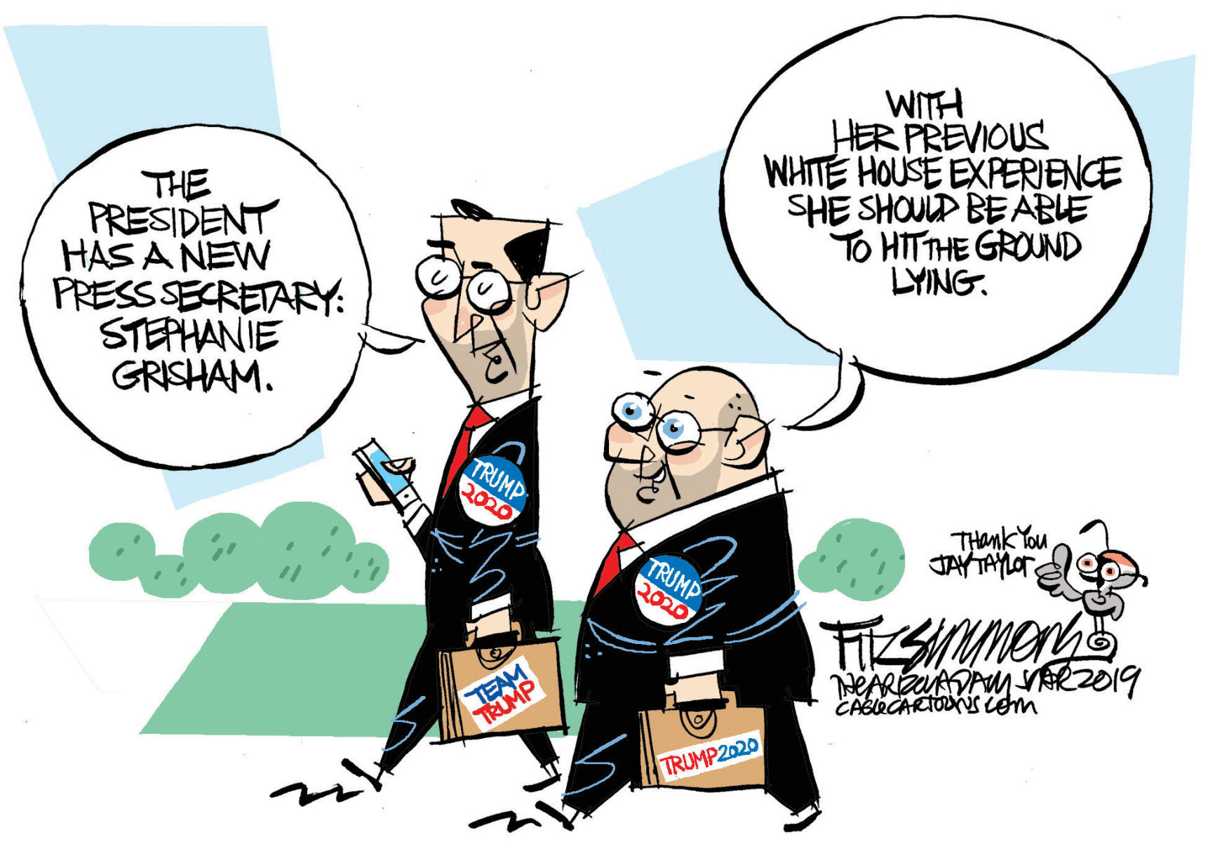 Daily Fitz Cartoon: Grisham